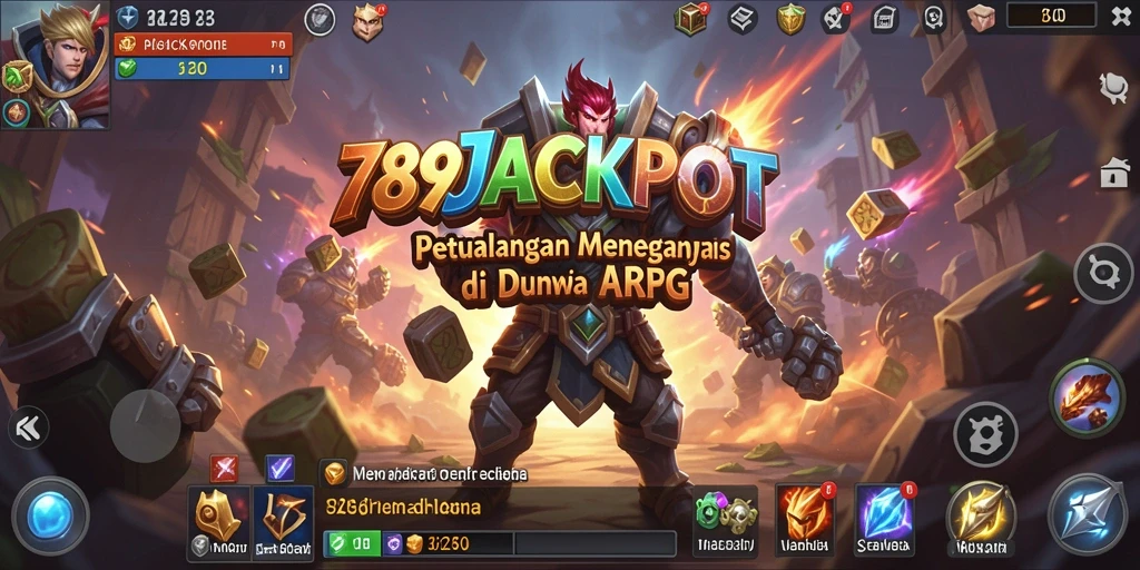 Tampilan aksi seru dalam permainan ARPG 789JACKPOT.