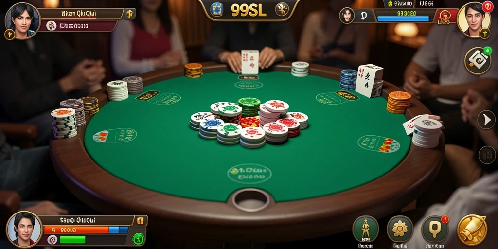 Tampilan gameplay seru dari 99SL QiuQiu.