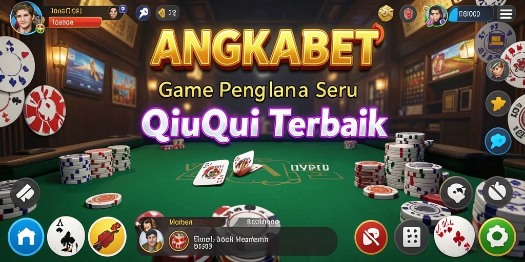 Tampilan gameplay QiuQiu yang menegangkan di ANGKABET.
