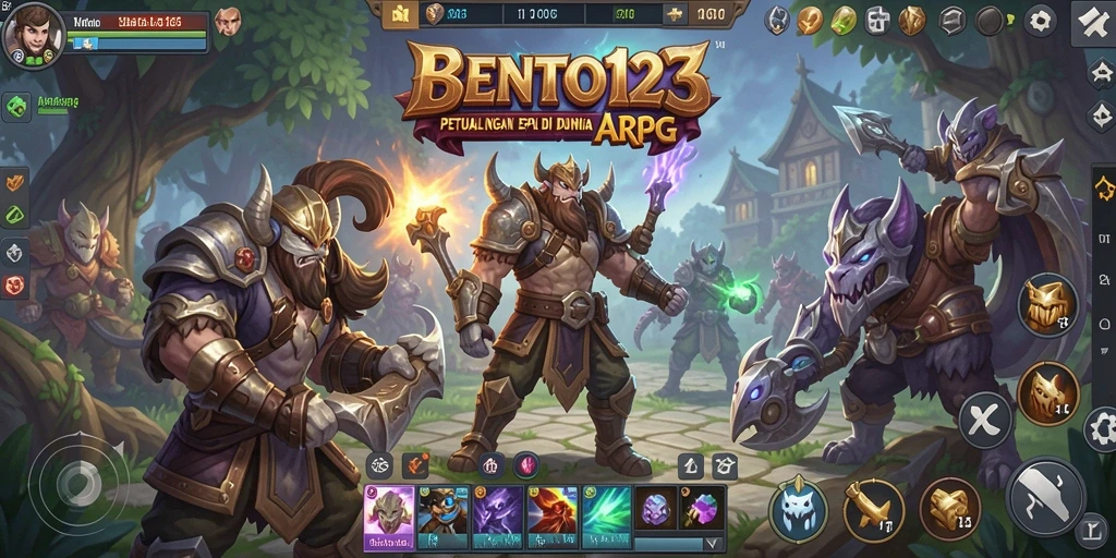 Gameplay BENTO123 yang menegangkan dengan pertarungan epik.