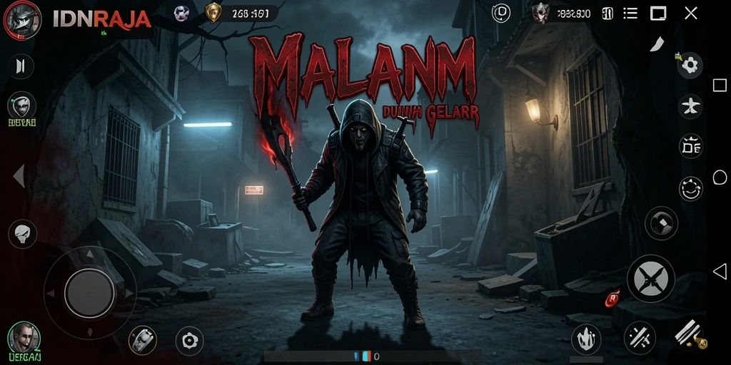 Gameplay menakutkan dan pengalaman mencekam dalam IDNRAJA.