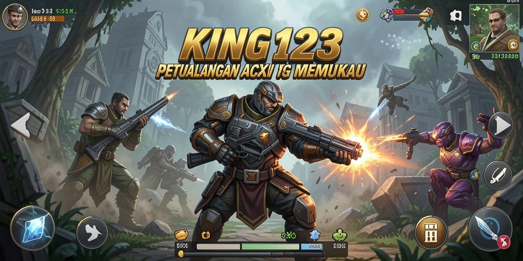 Tampilan gameplay KING123 dengan aksi menantang dan grafis menawan.