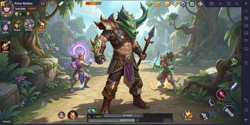 Gameplay KO857 yang seru dan interaktif dalam dunia MMORPG.