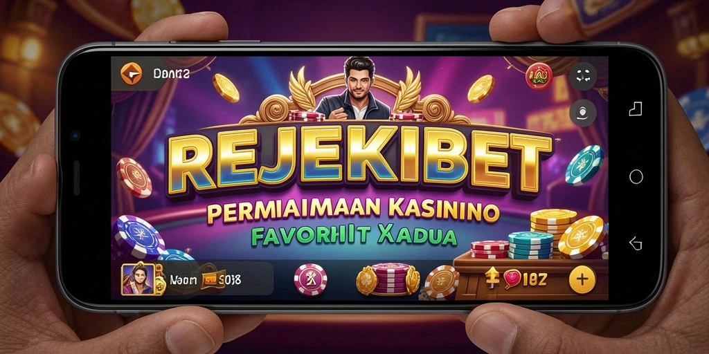 Tampilan gameplay menarik dari REJEKIBET dengan suasana kasino.