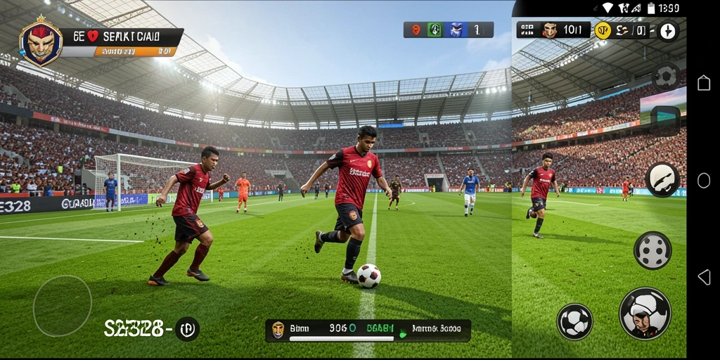 Tampilan gameplay SE328 yang menegangkan saat bertanding di lapangan.